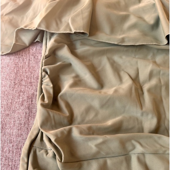 Maternity Swimsuit Flounced One Piece Bathing Suit Off-Shoulder - Picture 6 of 7